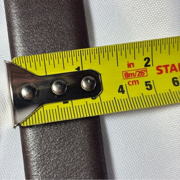Women’s Dark Brown Leather Belt Size Small main image 6